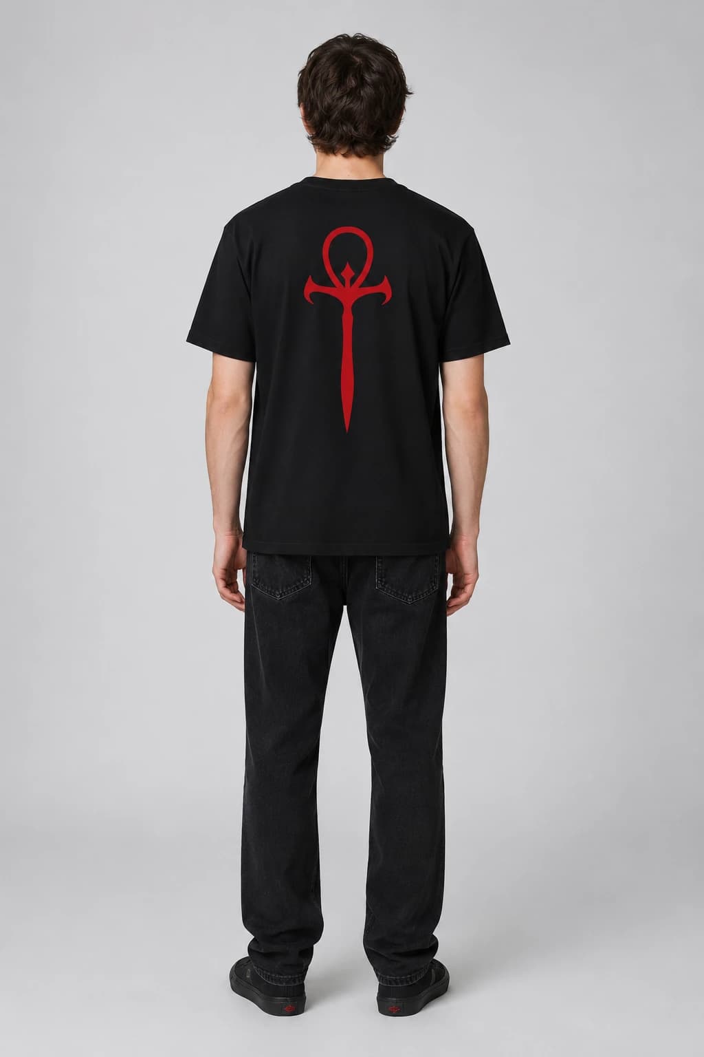 Nocturnal | T-Shirt: male model, back view