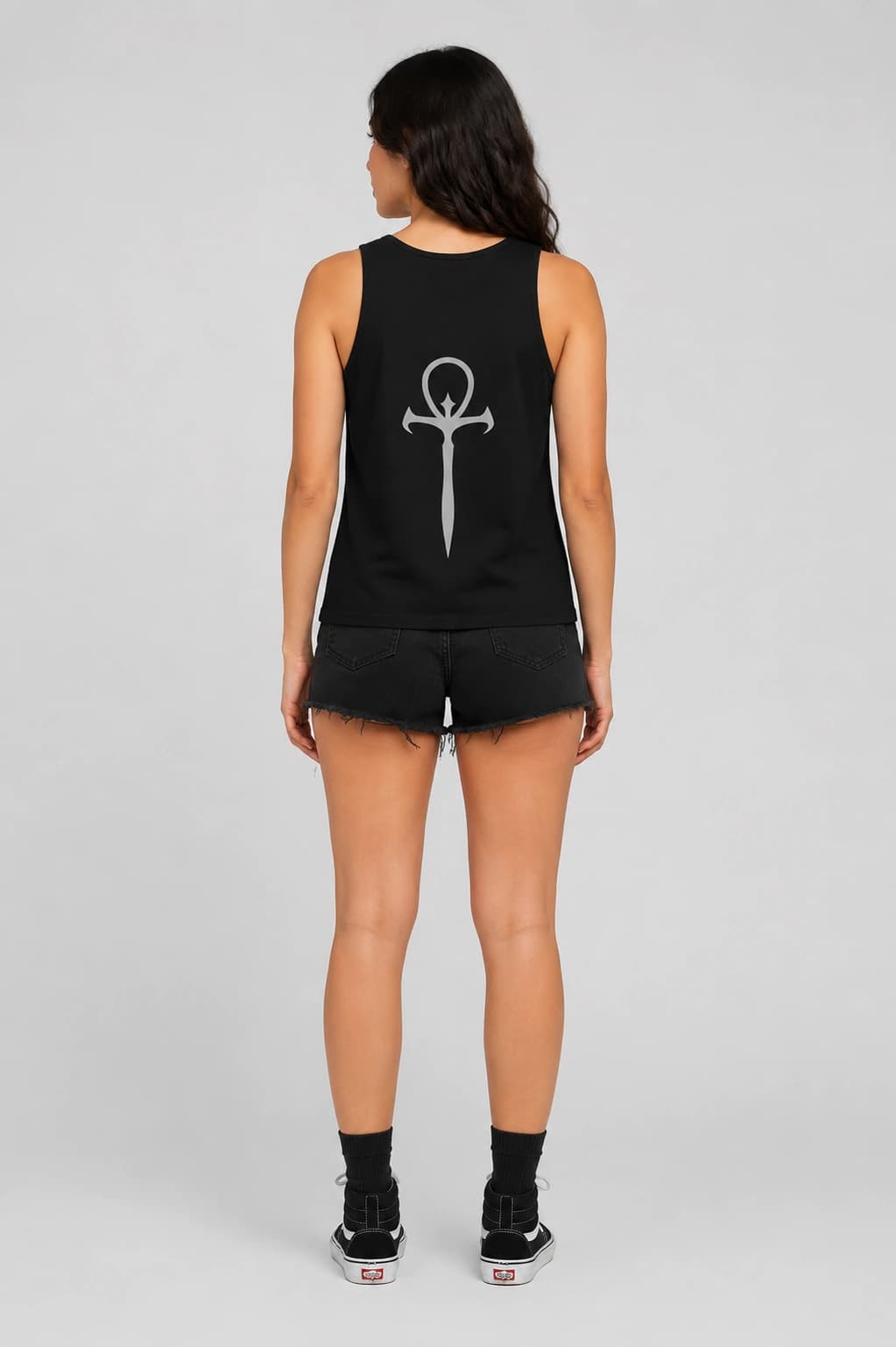 Nocturnal | Tank Top: female model, back view