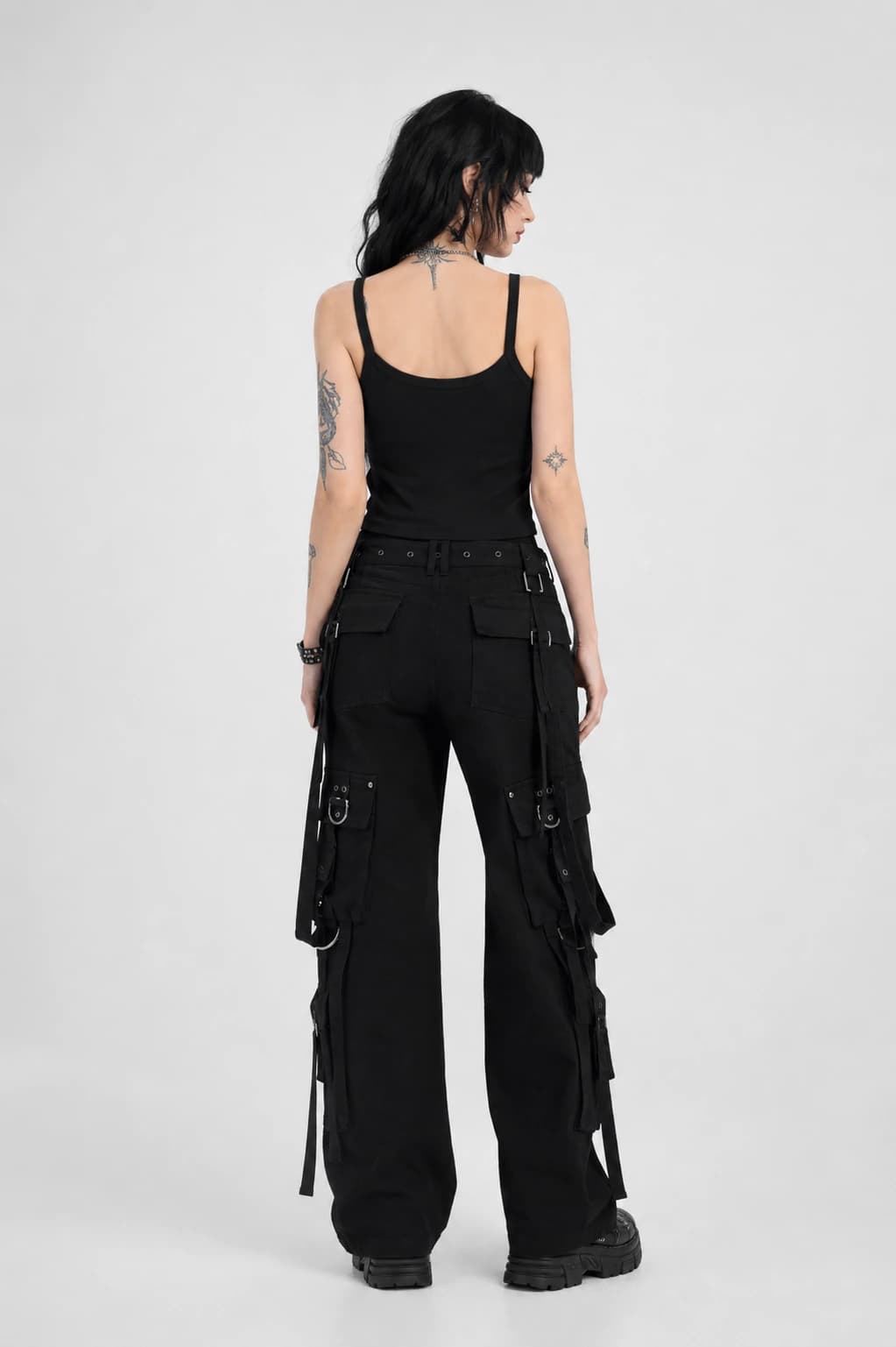 Nocturnal | Tank Top: female model, back view