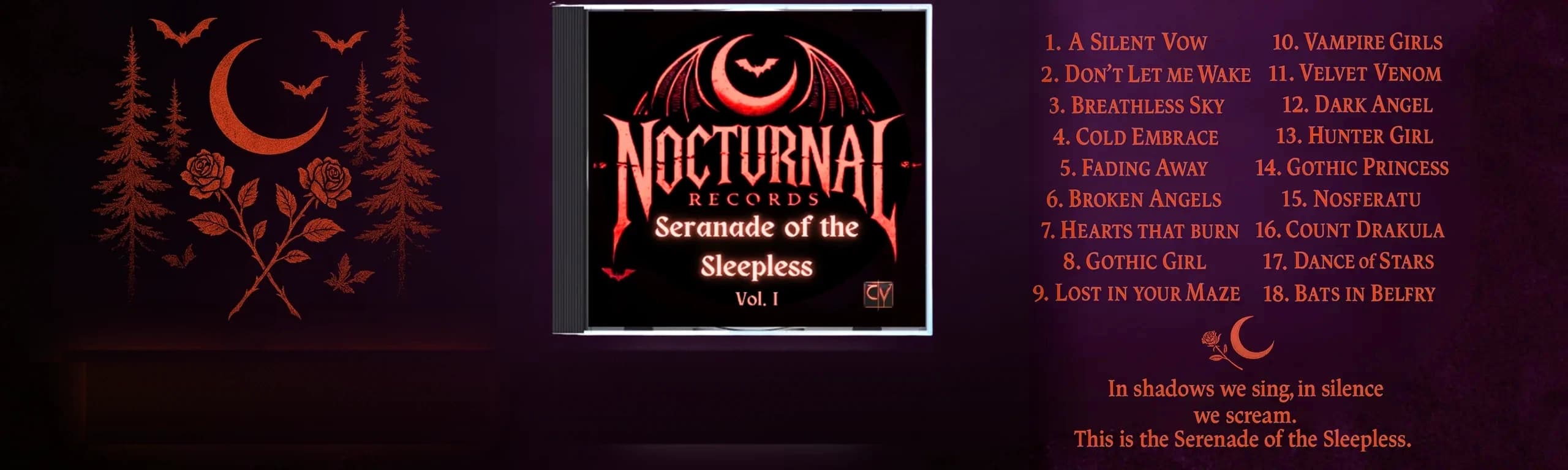 Seranade of the Sleepless Vol.1 — banner
